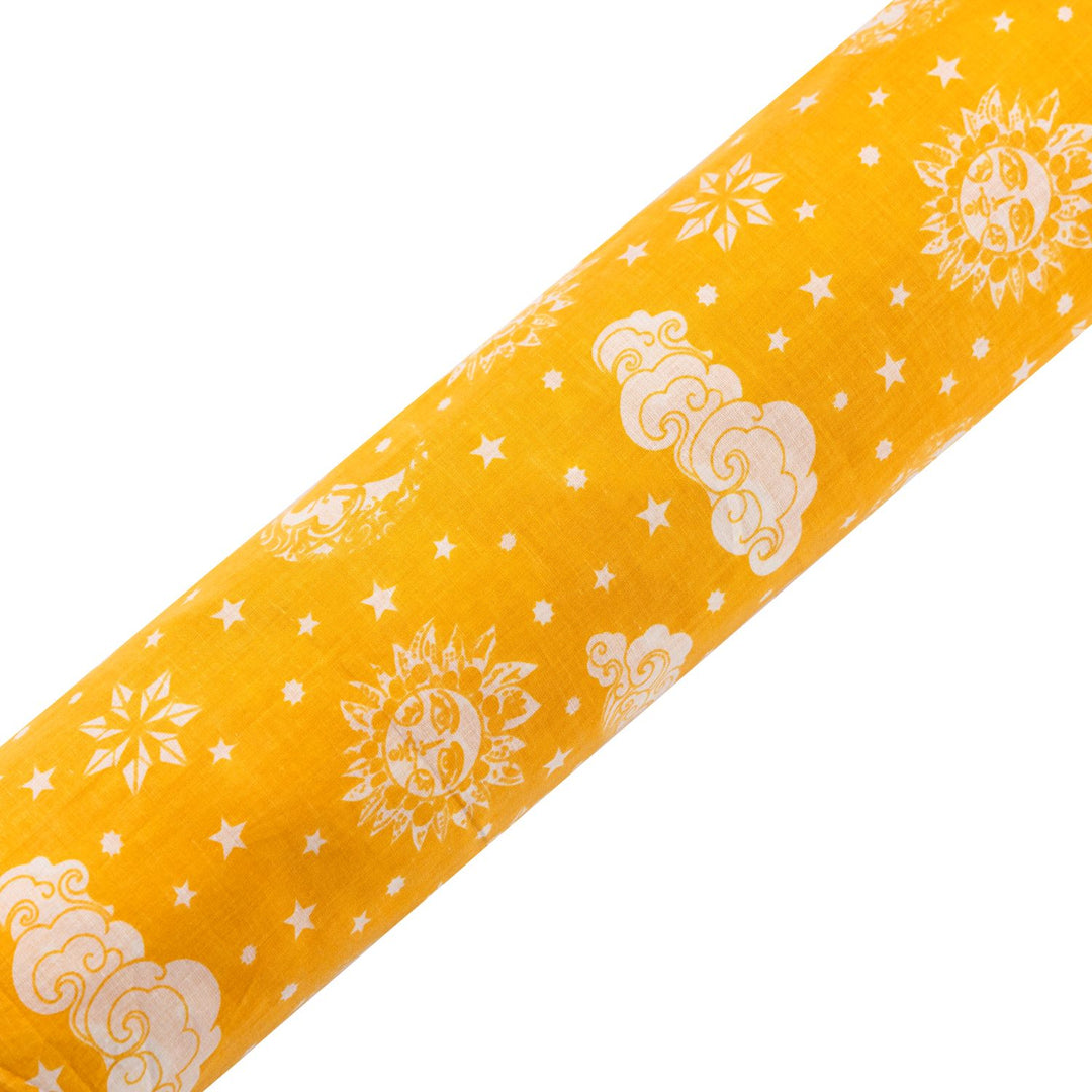 Cotton Malmal Fabric | Nayantaara Yellow