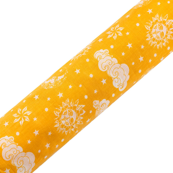 Cotton Malmal Fabric | Nayantaara Yellow