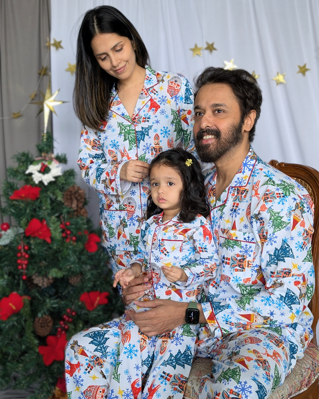 Cotton Night Suit, Men | Christmas Rock