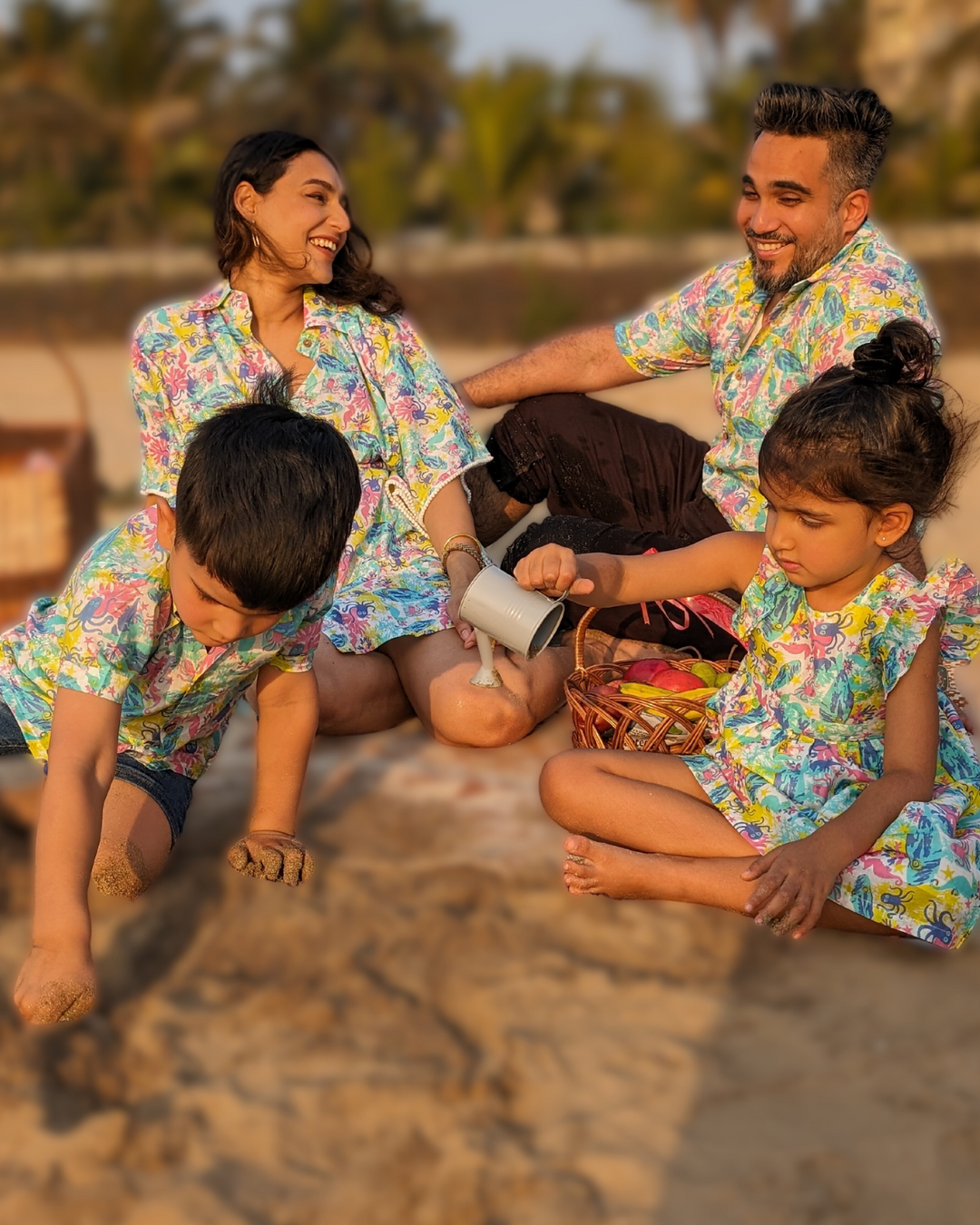 Cotton Beach Shirt | Under The Sea