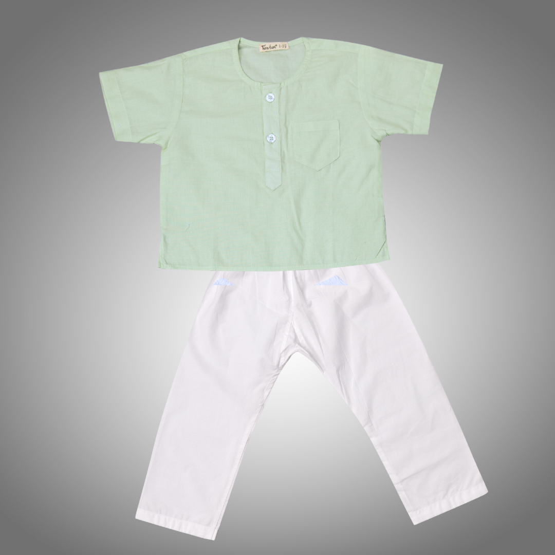 Malmal Night Wear for Kids | Mint Green