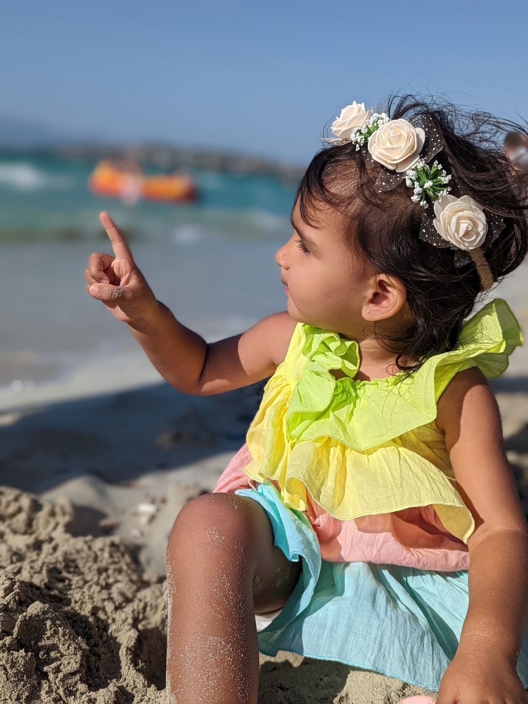 Cotton Malmal Ruffle Tiered Dress | Popsicle | 0-12 Years
