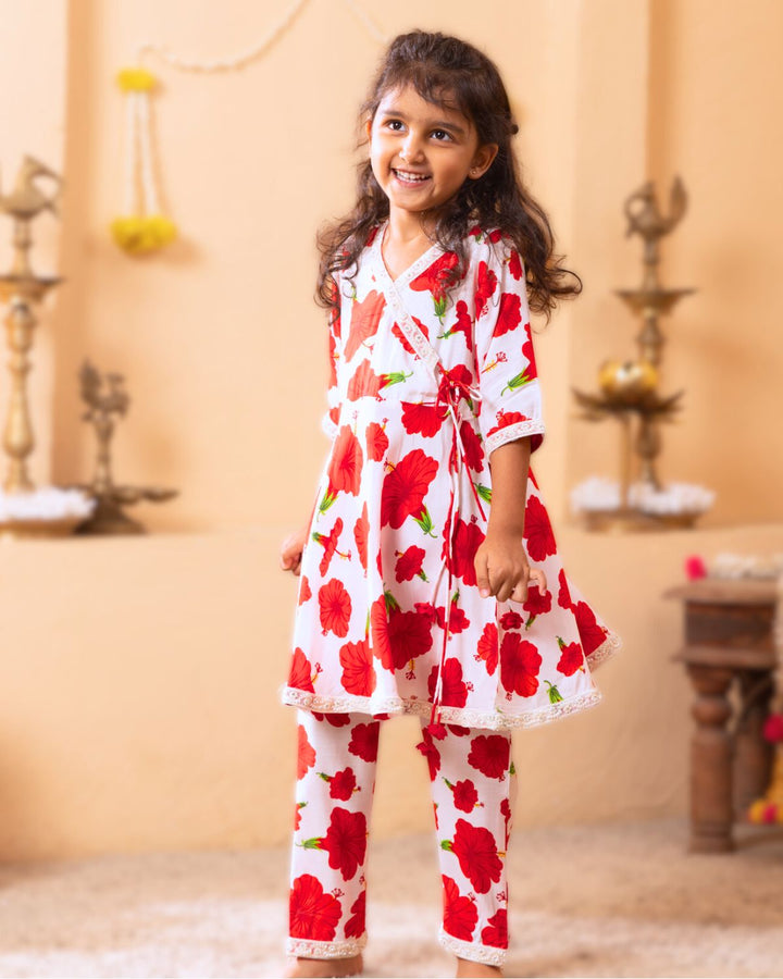 Viscose Silk Anarkali Kurta &amp; Palazzo Pants | Jabakusum