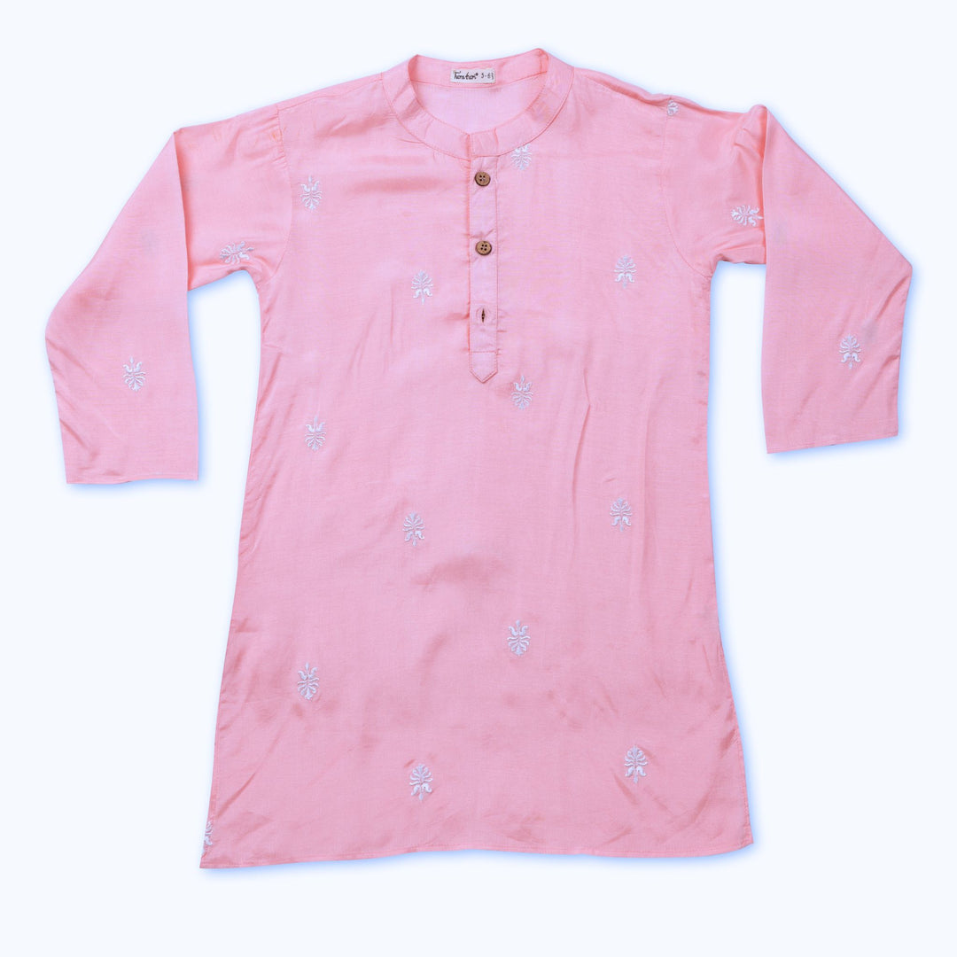 Embroidered Viscose Silk Men&