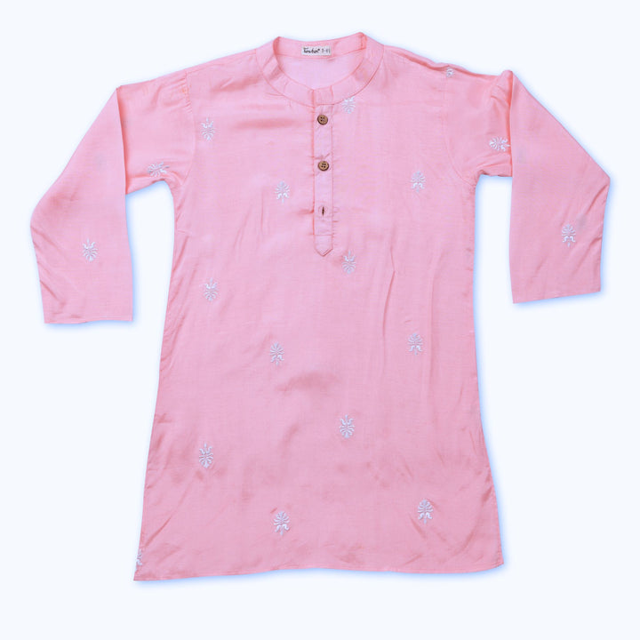 Embroidered Viscose Silk Men&