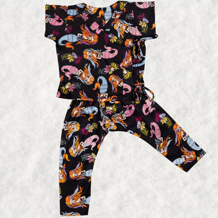 Baby Co-ord Set | Mermaid Black | 0-1 Year