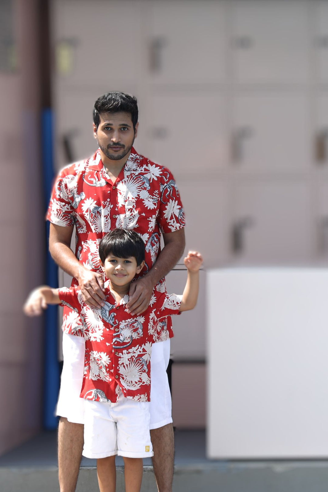 Summer Shirt | Funky Monkey Red