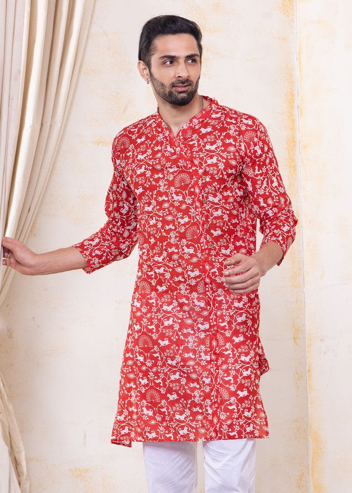 Cotton Angrakha Style Men&