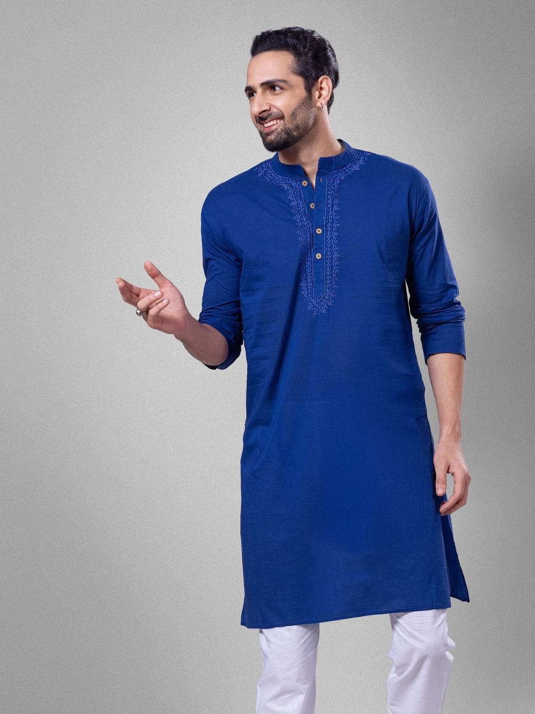 Embroidered Cotton Men&
