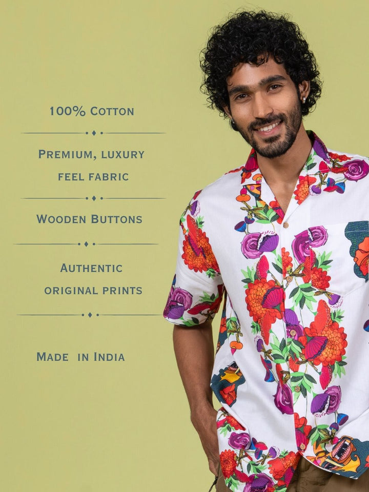 Men’s Cotton Shirt | Rosa