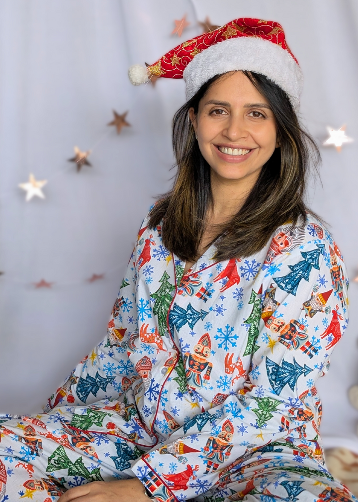 Cotton Night Suit, Women | Christmas Rock