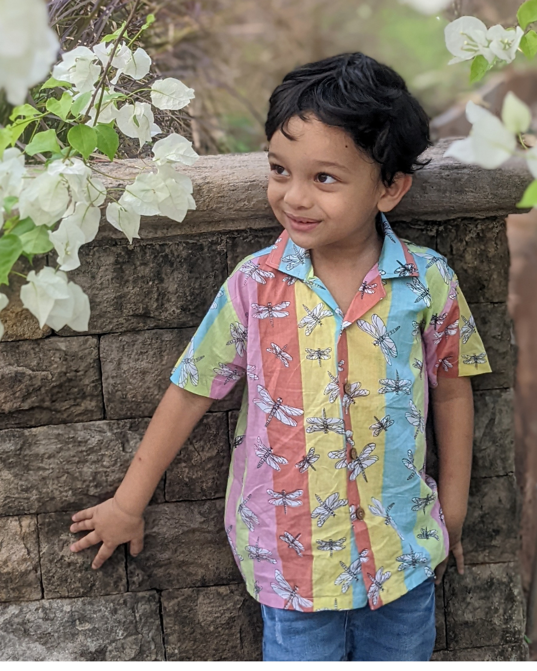 Cotton Beach Shirt | Dragonfly