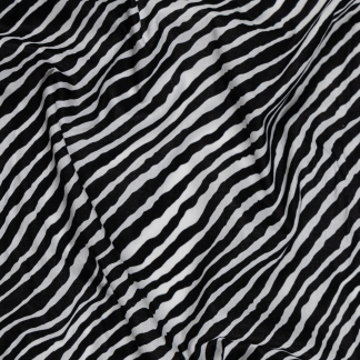 Cotton Malmal Fabric | Leheriya, Black