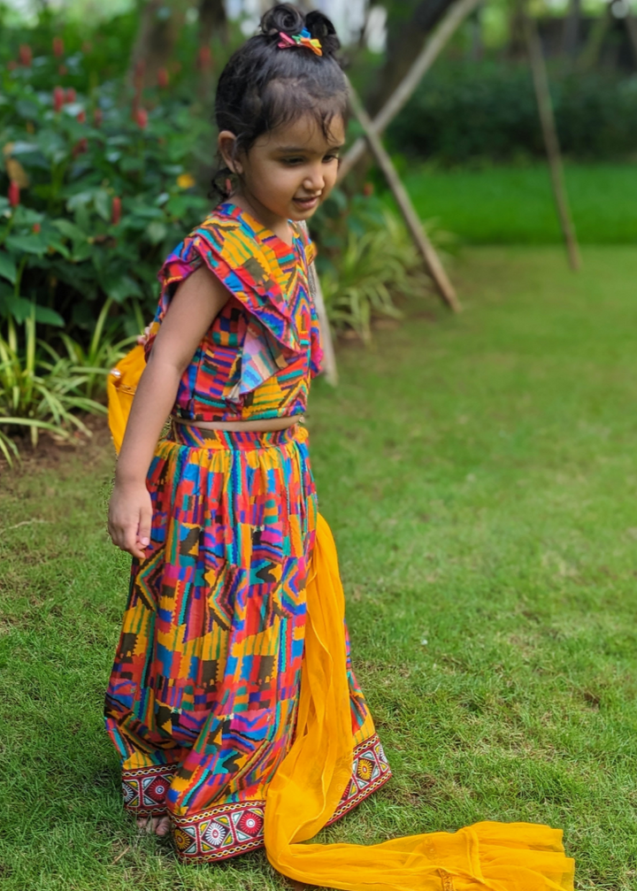 Viscose Silk Lehenga Set | Makeba