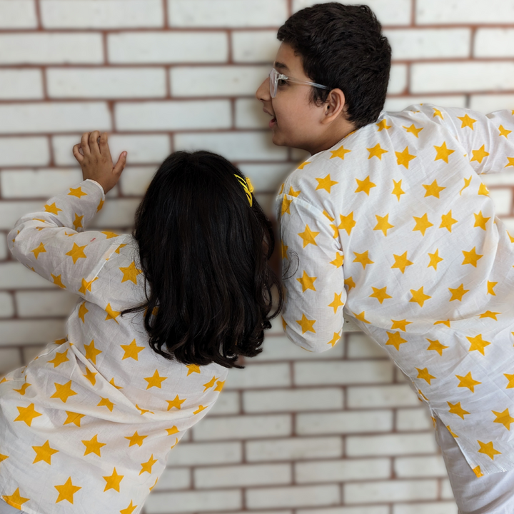 Cotton Night Wear for Kids | Stars