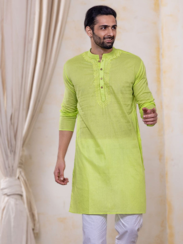 Embroidered Cotton Men&