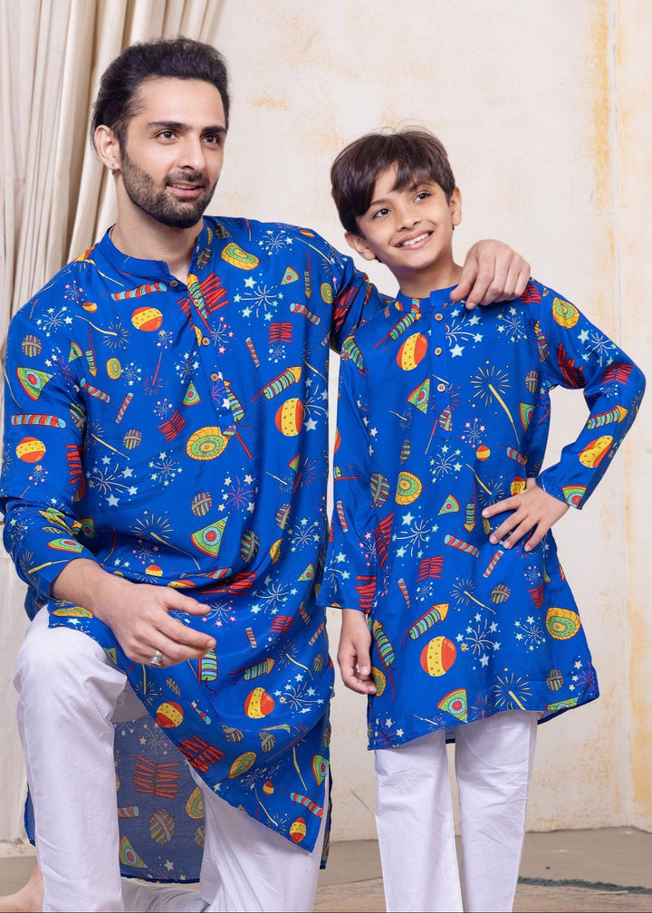 Viscose Silk Kurta for Boys, Men | Phooljhari