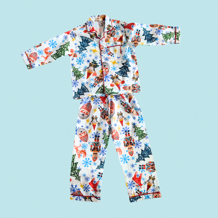 Cotton Night Suit for Kids | Christmas Rock