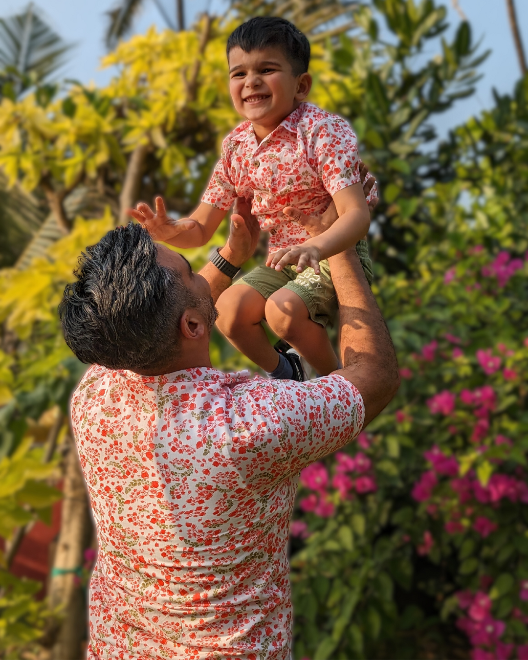Cotton Beach Shirt | Bougainvillea