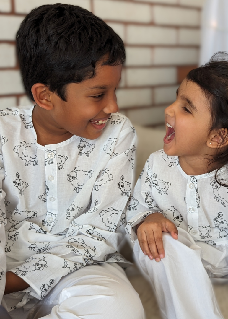 Cotton Night Wear for Kids | Counting Sheep