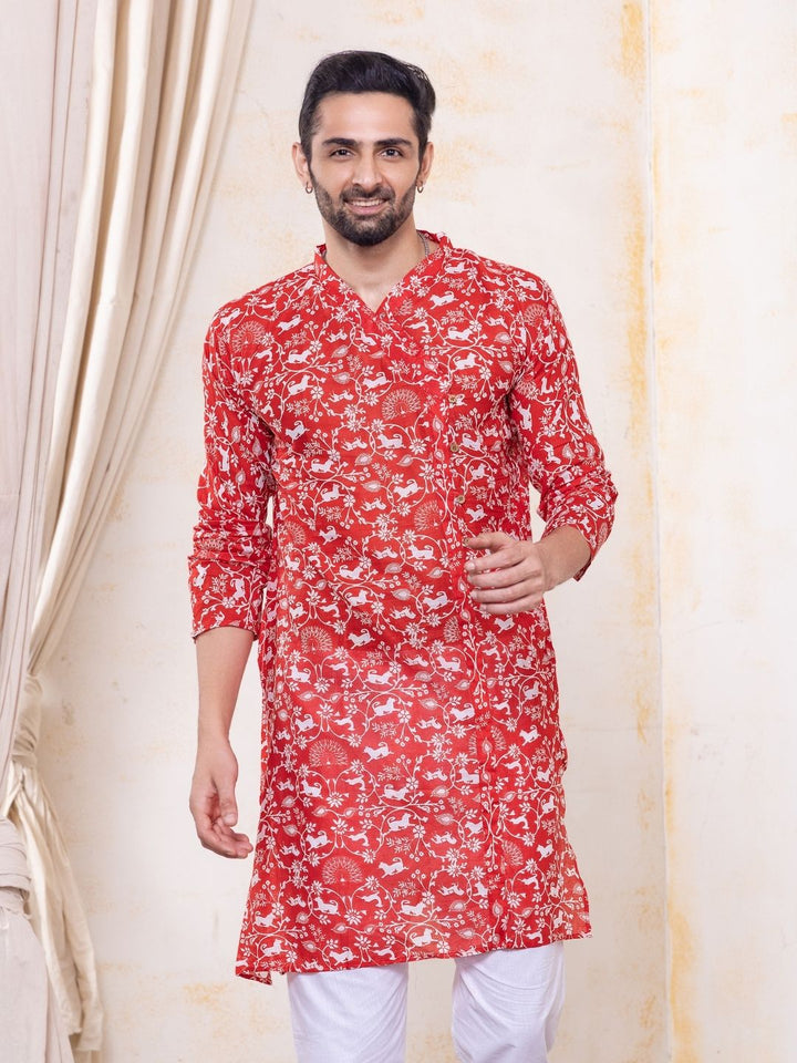 Cotton Angrakha Style Men&
