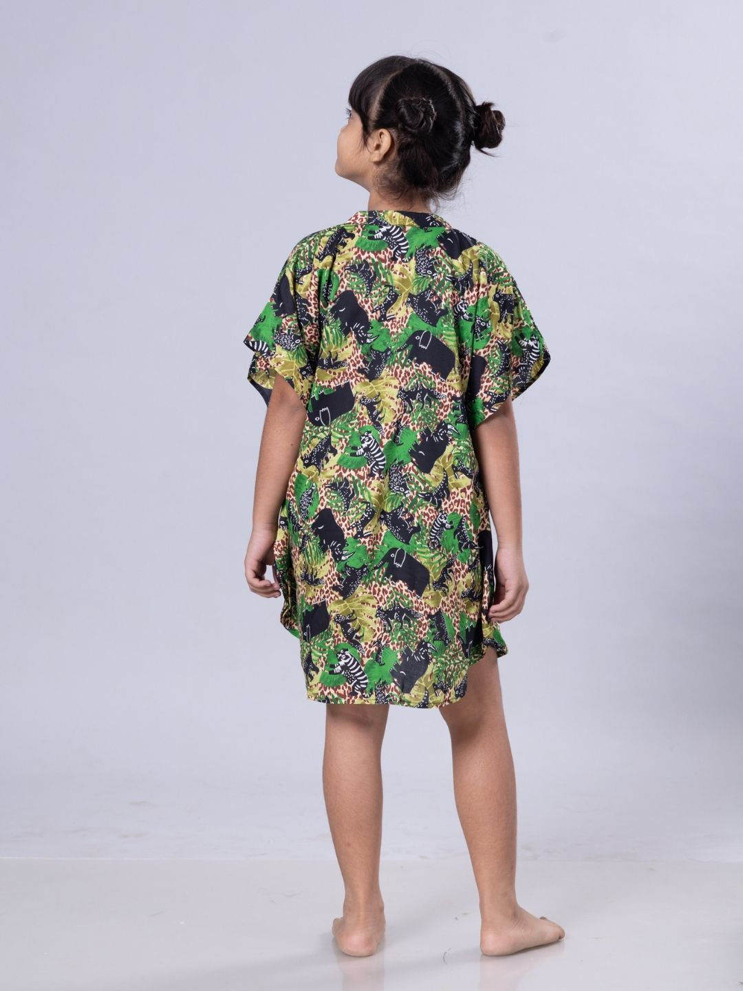 Girls Shirt Dress, Animal Safari print | Safari