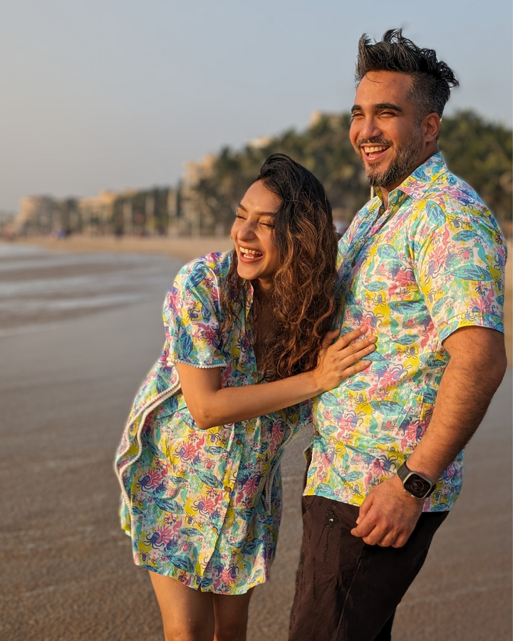 Cotton Beach Shirt | Under The Sea