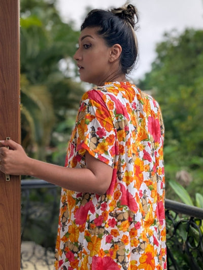 Women's 'No Bra' Night Suit Shorts Set | Hibiscus