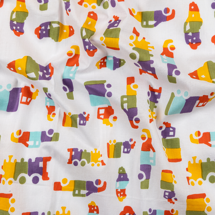 Cotton Malmal Fabric | Zoom Zoom