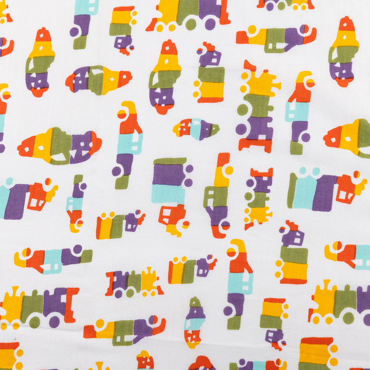 Cotton Malmal Fabric | Zoom Zoom