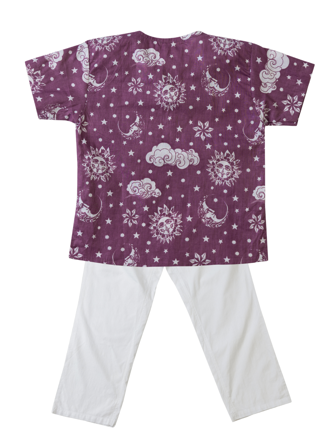 Cotton Night Suit for Kids | Nayantaara Mauve