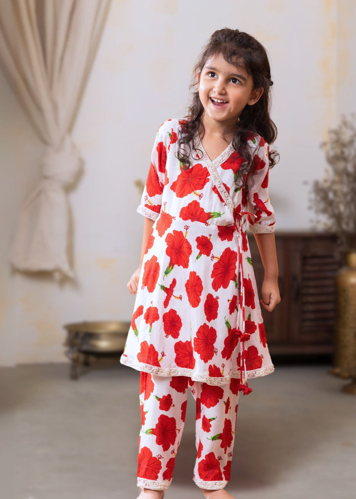 Viscose Silk Anarkali Kurta &amp; Palazzo Pants | Jabakusum