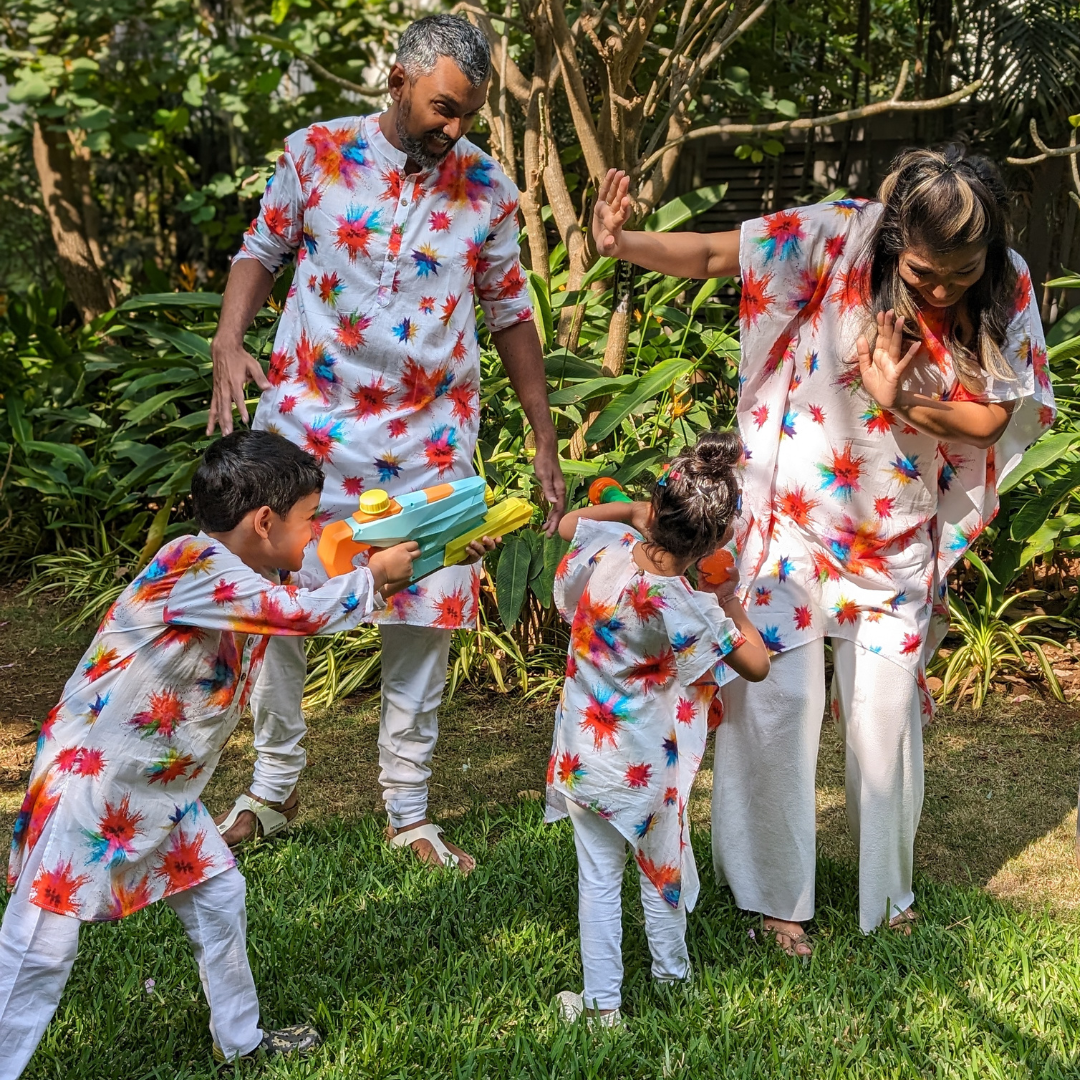 Holi Kurta Pajama Holi Special Dress For Baby Girl Holi Dress For