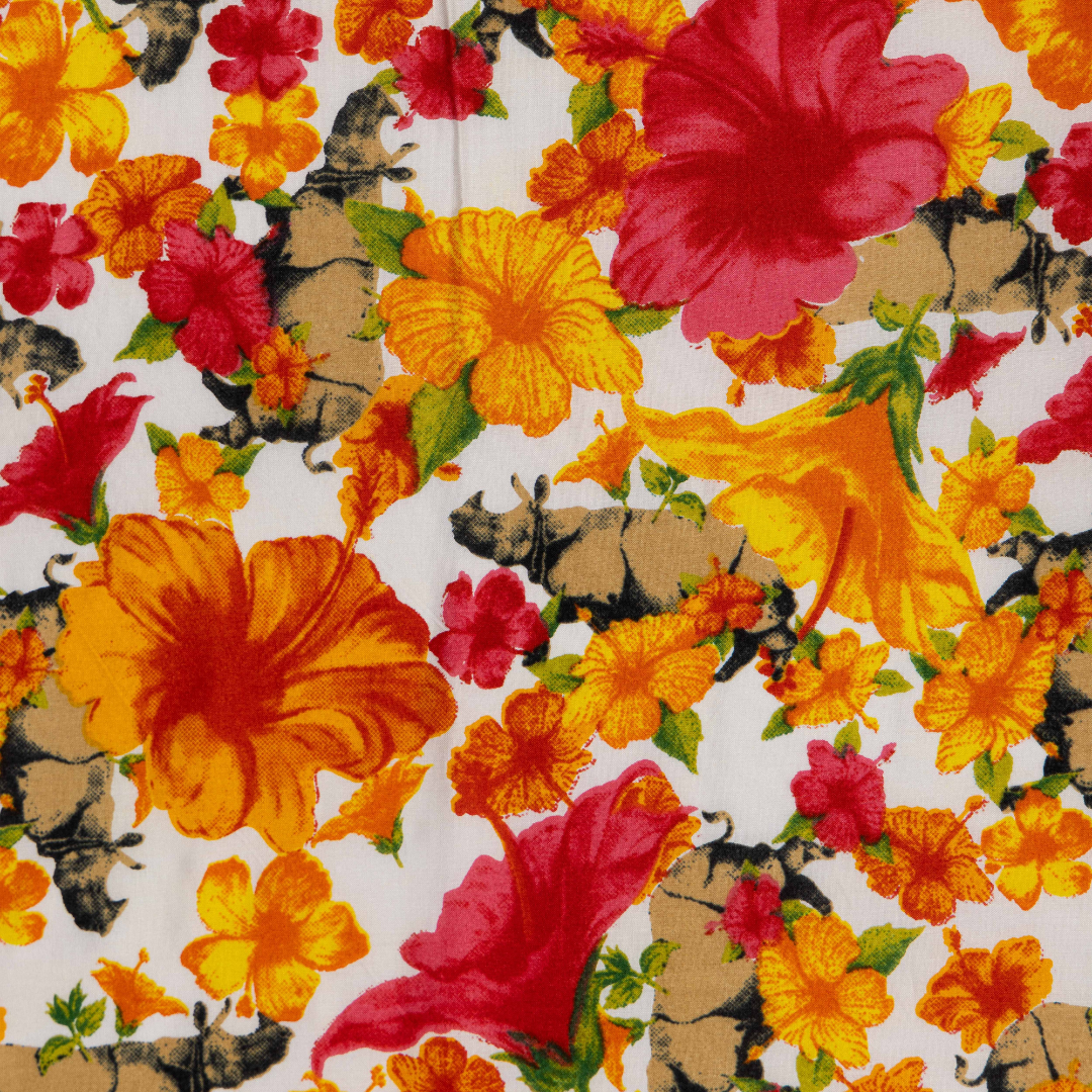 Modal Fabric | Hibiscus