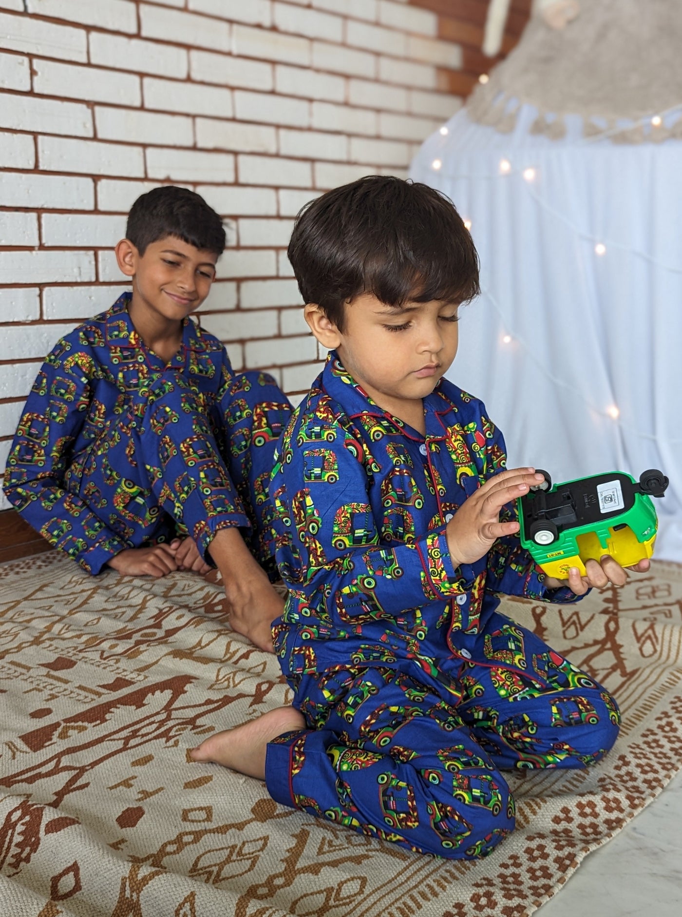 Cotton Pajama Set for Kids | Autorickshaw