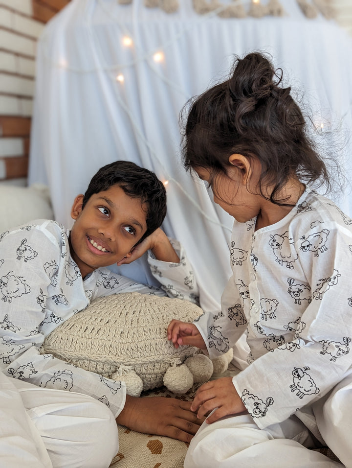 Cotton Night Wear for Kids | Counting Sheep