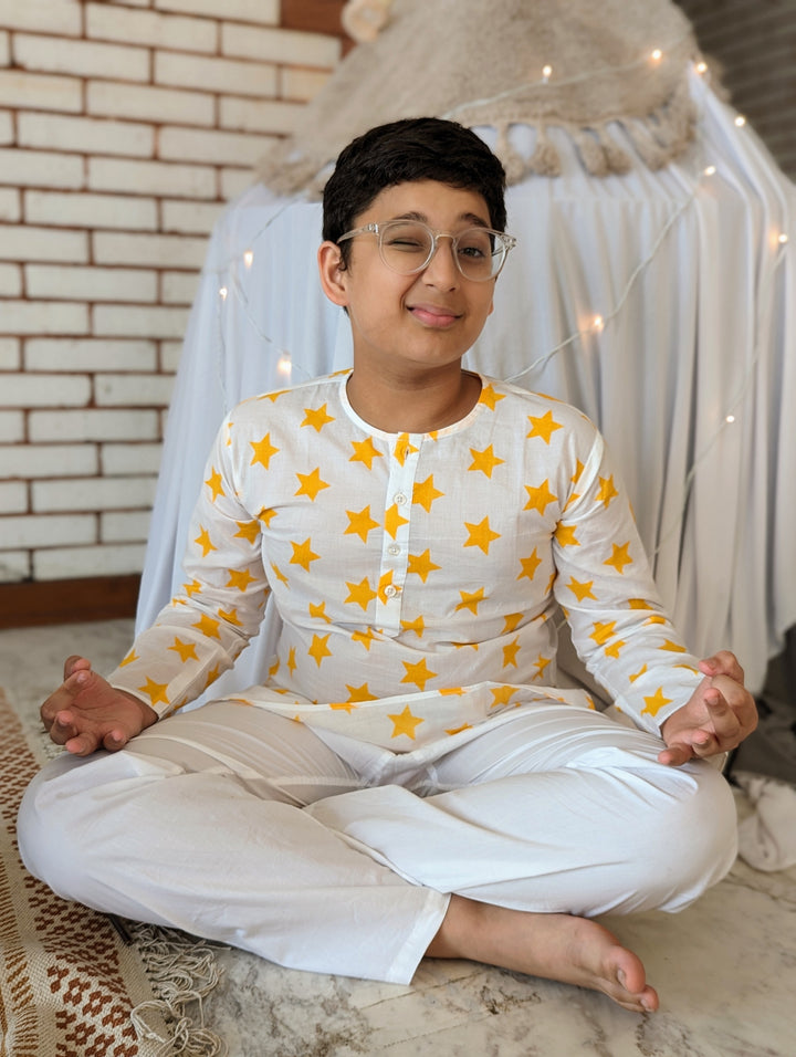 Cotton Night Wear for Kids | Stars