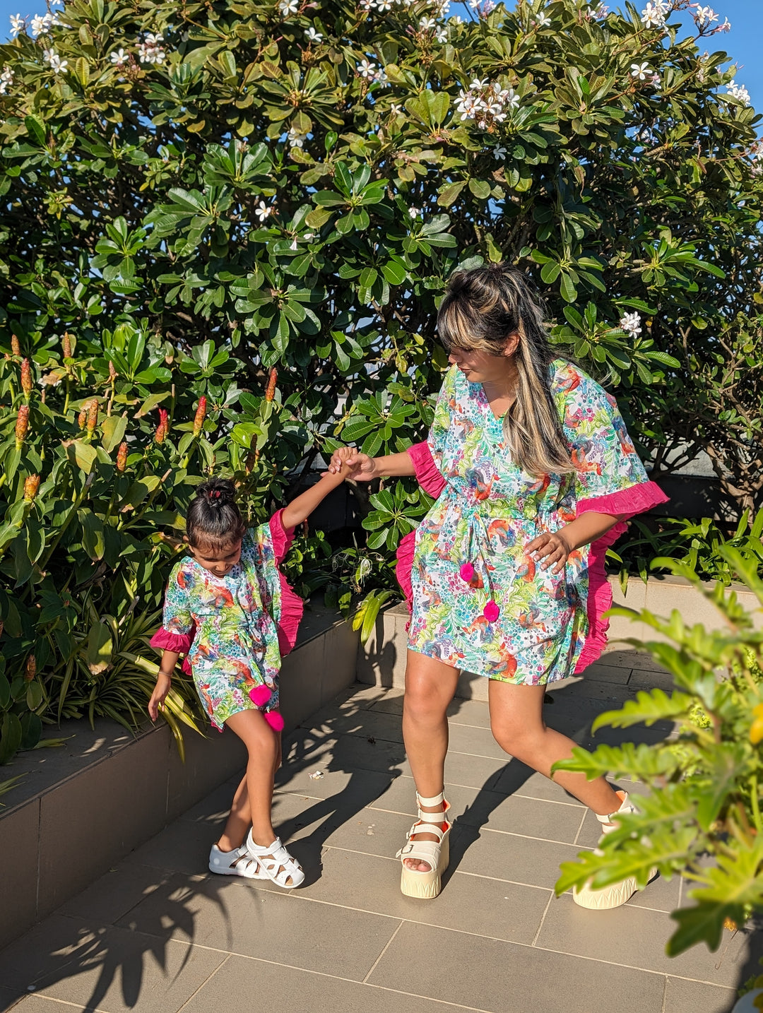 Cotton Malmal Beach Kaftan | Kukdoo Koo