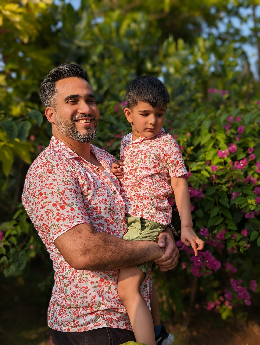 Cotton Beach Shirt | Bougainvillea