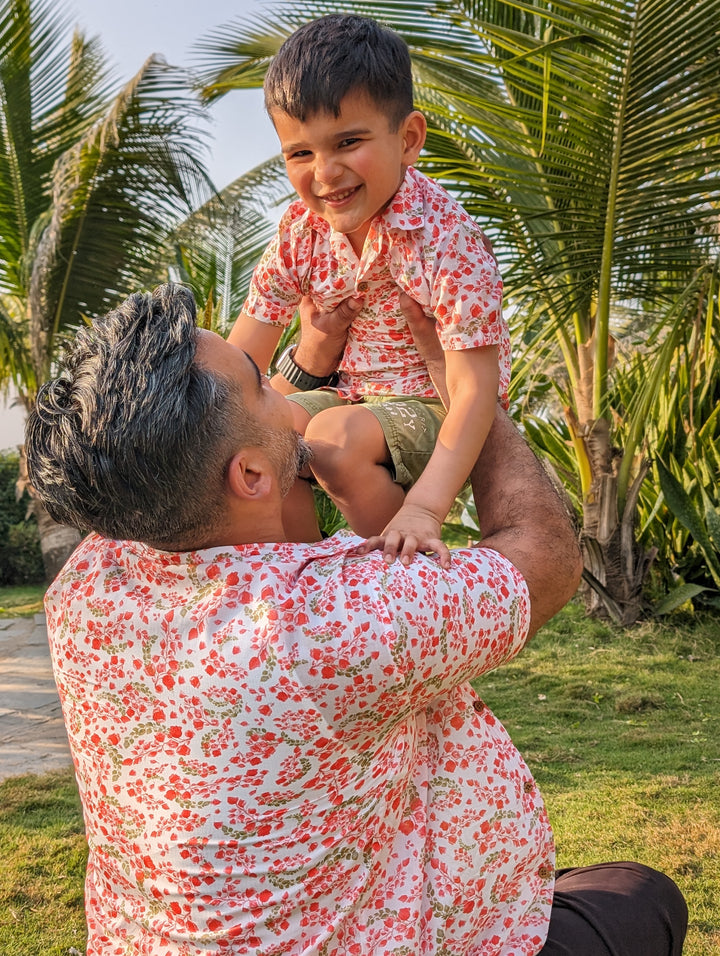 Cotton Beach Shirt | Bougainvillea