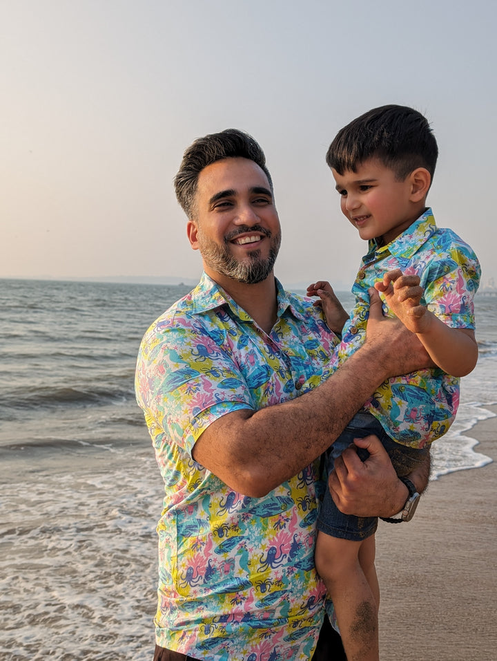 Cotton Beach Shirt | Under The Sea