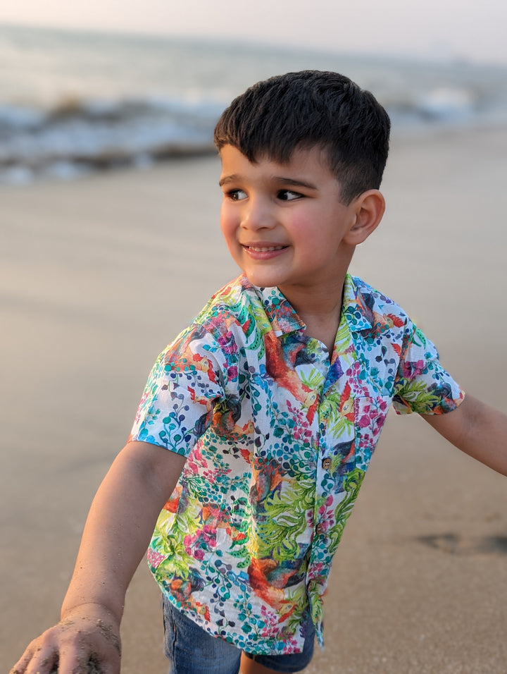 Cotton Beach Shirt | Kukdoo Koo