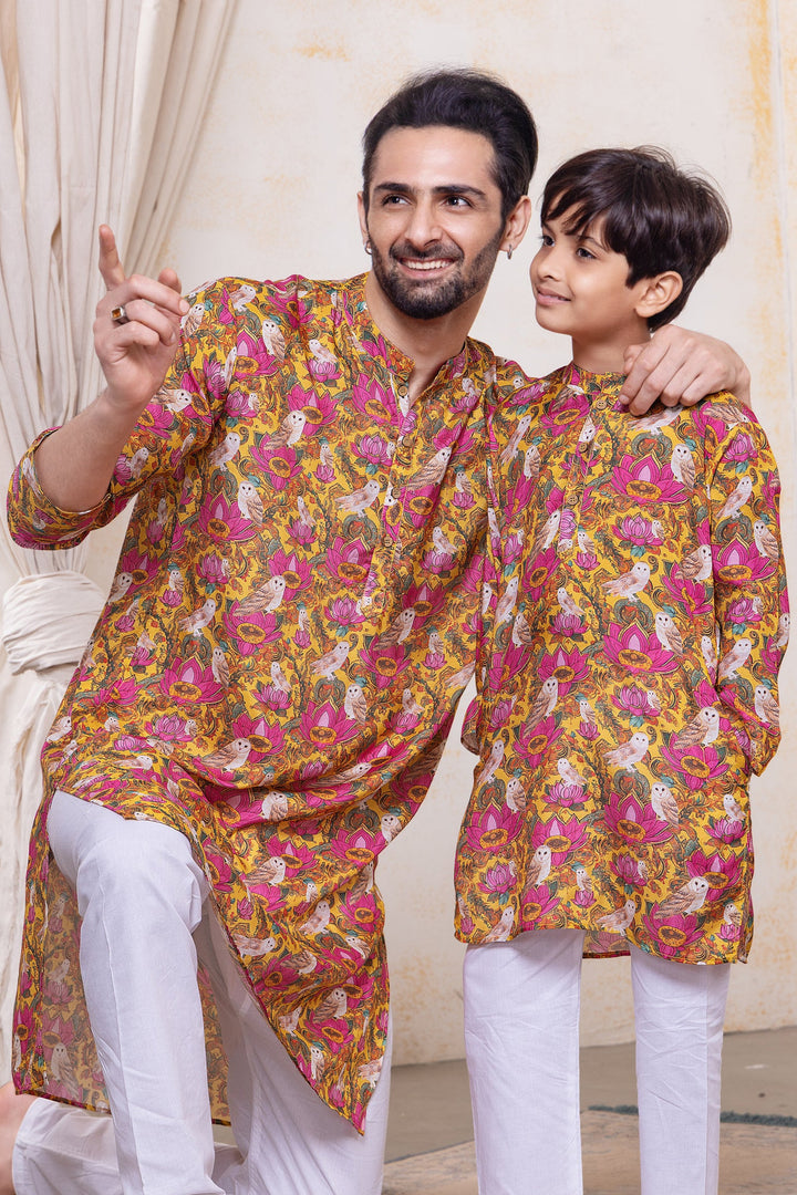 Viscose Silk Kurta for Boys, Men | Kamala
