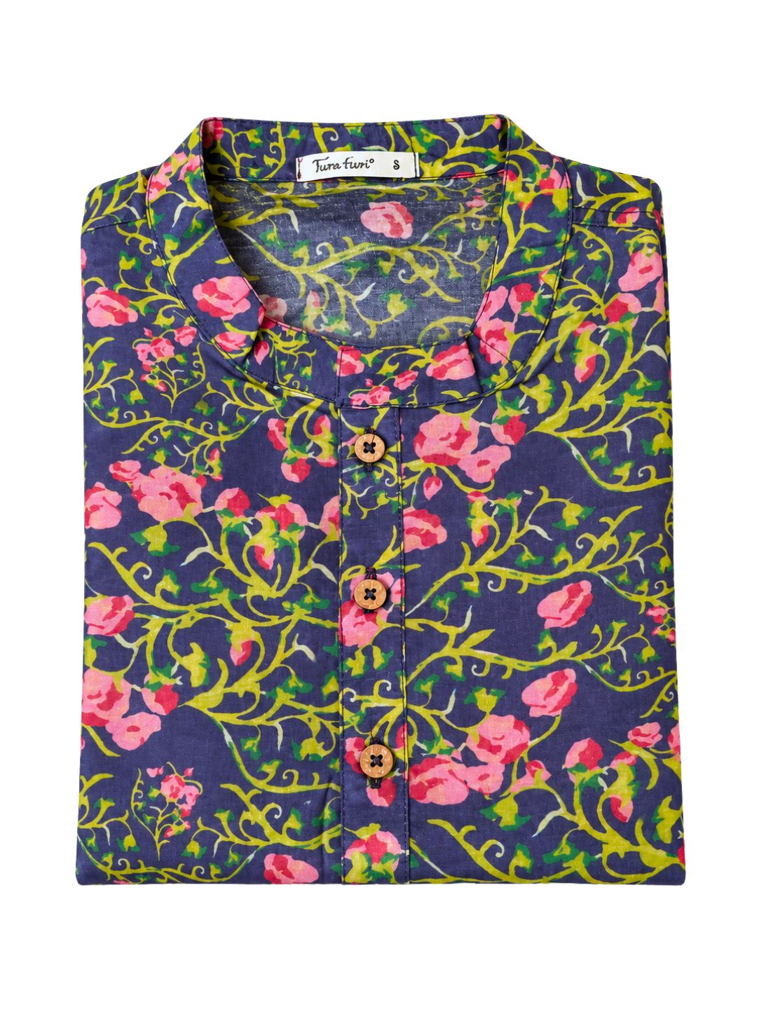 Festive Cupro Silk Kurta for Men | Midnight Rose