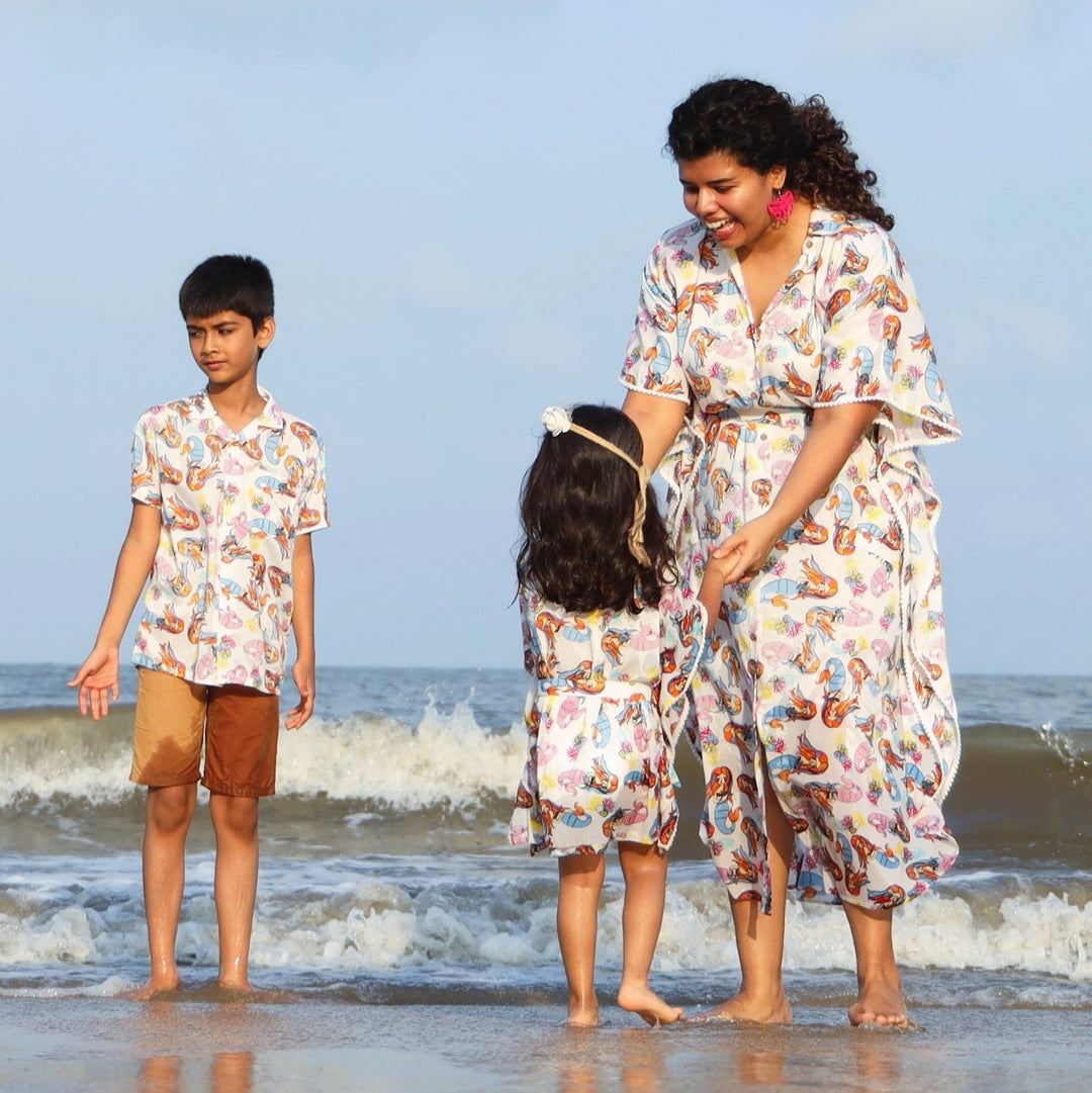 Beach Shirt | Mermaid White