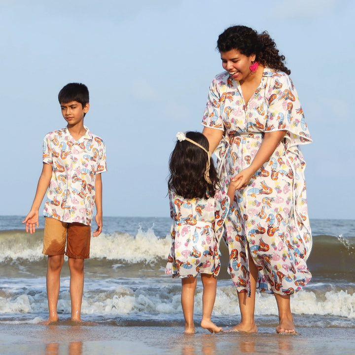 Beach Shirt | Mermaid White