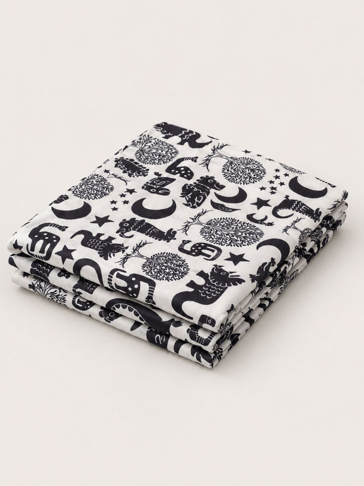 100% cotton bedsheet with dinosaur print