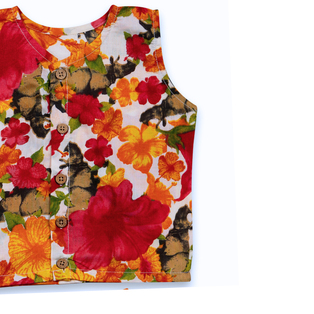 Baby Co-ord Set | Hibiscus | 0-1 Year