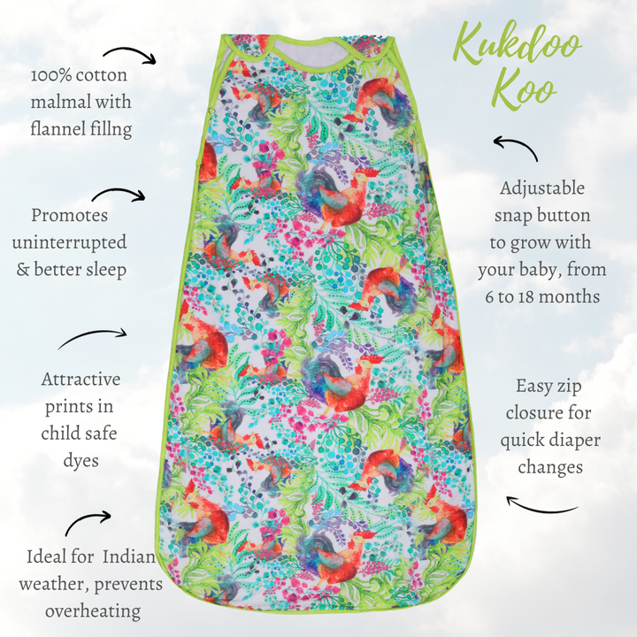 Baby Sleeping Bag | Cotton Malmal | Kukdoo Koo
