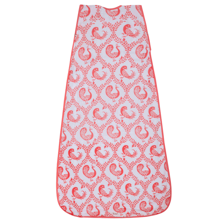 Baby Sleeping Bag | Cotton Malmal | Pyaare Panchhi Pink
